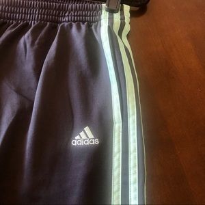 Adidas Charcoal Grey Mint Stripe Y2K Track Pants